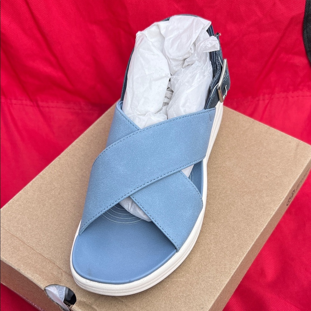 Cloudsteppers by Clarks Blue Sandals